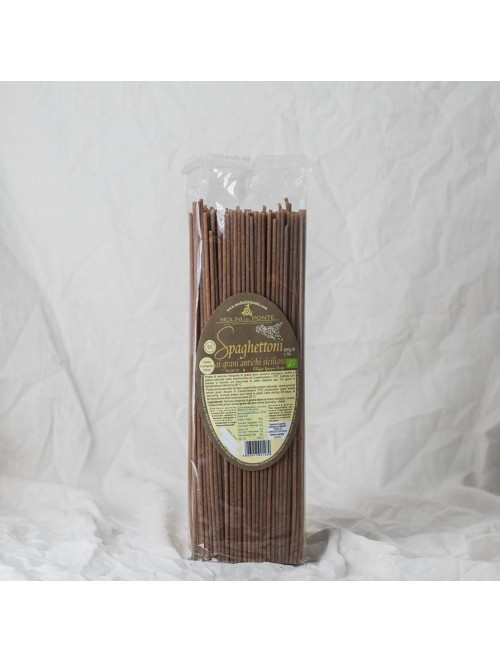 Spaghettoni di semola integrale grani antichi bio Molini del Ponte 500 gr.